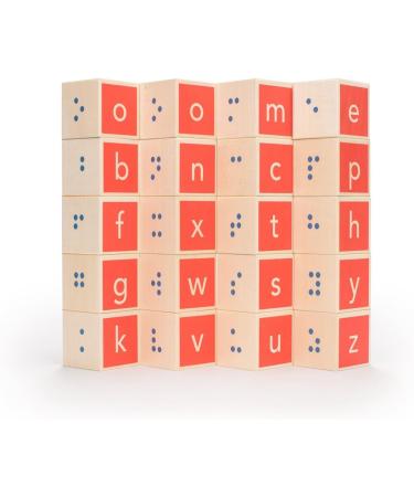Uncle Goose Braille ABC Blocks - Made in USA | International Shipping Available - Buy Online on SooperMarket.com