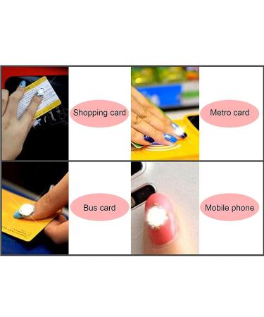 7pcs NFC Lighting Nail Art Decoration Stickers - Self Adhesive Intelligent DIY Nail Decor for Home and Salon - Buy Online on SooperMarket.com