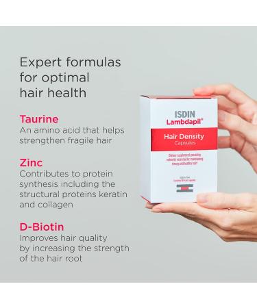 ISDIN Lambdapil Hair Density Capsules - 60 Count for Thinning Hair | Hair Thickening Vitamin Supplement - Buy Online on SooperMarket.com