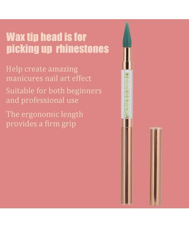 Double-Sided Dotting Pen for Nail Art - Rhinestone Picker & DIY Decoration (Green) | International Shipping Available - Buy Online on SooperMarket.com