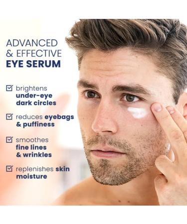 Peptide Depuffing Eye Serum - Natural & Organic Anti-Wrinkle Under Eye Cream with Kojic Acid & Caffeine (2 PCs) - Buy Online on SooperMarket.com