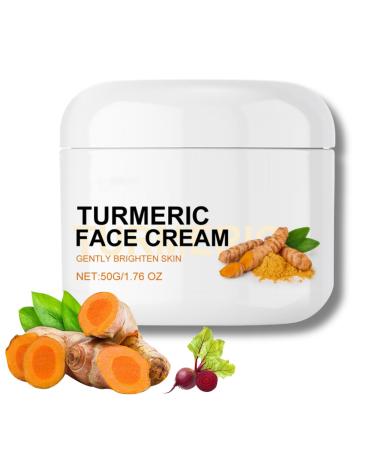 Turmeric Face Cream Natural Turmeric Anti Aging Cream Turmeric Face Moisturiser Anti Aging Face Cream Dark Spot Corrector Remover For Face & Body Glowing Skin Moisturizer Moisturizing Lotion