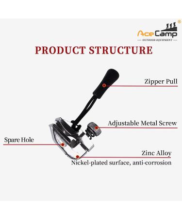 Acecamp Zipper Repair Kit - Easy DIY FixnZip Replacement Tool for Metal and Plastic Zippers - Buy Online on SooperMarket.com