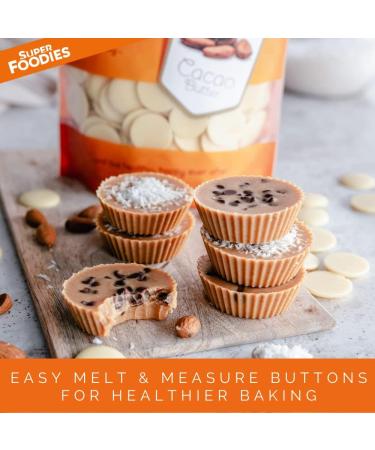 Superfoodies Raw Food Grade Cocoa/Cacao Butter 500G - Organic Natural Wafers - for Baking & Skincare 500 g (Pack of 1) - Buy Online on SooperMarket.com