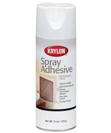 Krylon K07010 11-Ounce All-Purpose Spray Adhesive , White