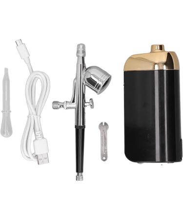 Cordless Handheld Oxygen Facial Portable Airbrush Fine Atomization USB Charging Multifunctional for Facial Beauty Art Painting Cake Decorating (Black) - Buy Online on SooperMarket.com