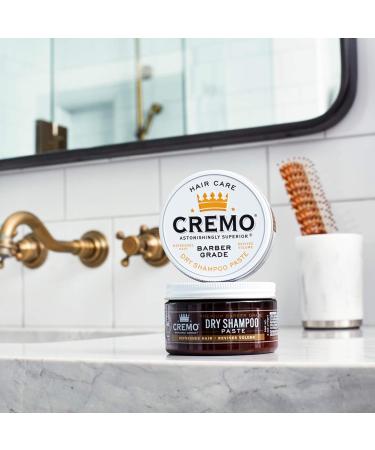 Cremo Barber Grade Dry Shampoo Paste - Refresh Hair Without Water 4 Oz | Buy Online for International Shipping - Buy Online on SooperMarket.com