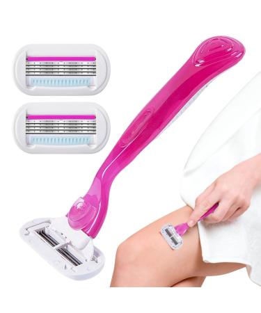 Teksome razor for women |Mini manual cleaning Nursing harvesters extra smooth razors women's safety rasier blade leg-arm-lower-bikini hair removal