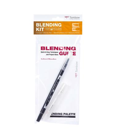 Tombow Blending Kit. Includes Blending Palette, Colorless Blender, Spray Mister, and Blending Guide 3 Piece Set