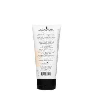 SEEN Curly Creme - Scented - Non-Comedogenic & Sulfate-Free Curl Defining Styling Hair Cream- Reduces Frizz- Heat Protectant- Safe for Sensitive Skin - Buy Online on SooperMarket.com