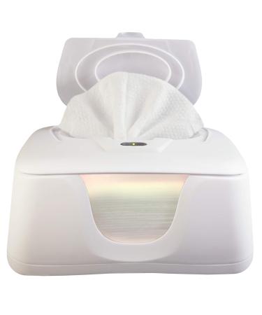 GOGO Pure Baby Wipe Warmer and Dispenser, Advanced Features with 4 Bright Auto/On Off LED Ample Lights for Easy Nighttime Changes, Dual Heat for Baby's Comfort, Improved Design and Only at Amazon
