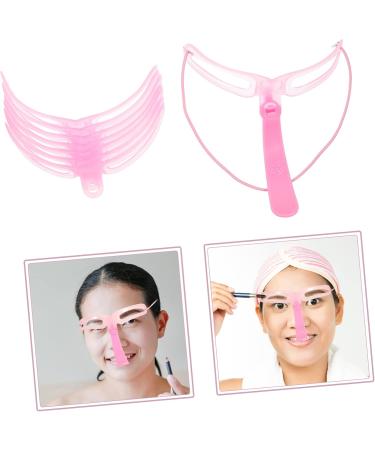 Mikinona Eyebrow Tools 3 Sets Eyebrow Aid Eyebrows Stencils Plastic Eyebrow Template Card Eyebrow Trimming Travel - Buy Online on SooperMarket.com