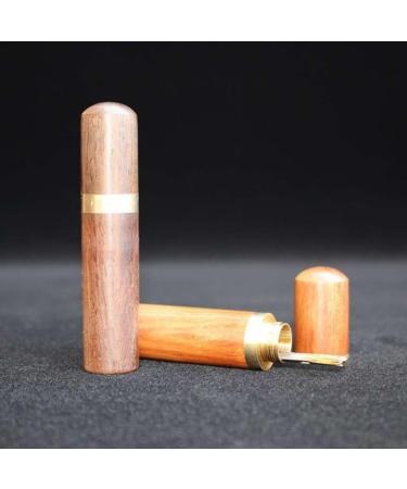 EH-LIFE Pocket Wooden Toothpick Holder & Needle Storage Case - Rosewood - Buy Online on SooperMarket.com