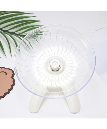 Wheel for Hamster | Hamster Exercise Wheel Running Wheel Small Animal Toys for Hamsters Gerbils Mice Hamster Cage Accessories Troonz White - Buy Online on SooperMarket.com