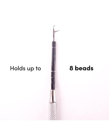 The Hair Shop Pro Pulling Needle for I-Tip Hair Extensions - Stainless Steel Sectioning Tool for Beads, Tubes, Microlinks - 1 Unit - Buy Online on SooperMarket.com