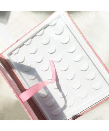 Glitter Paper Eyelash Storage Book - 16 Pairs Organizer & Display Case in Pink - Buy Online on SooperMarket.com