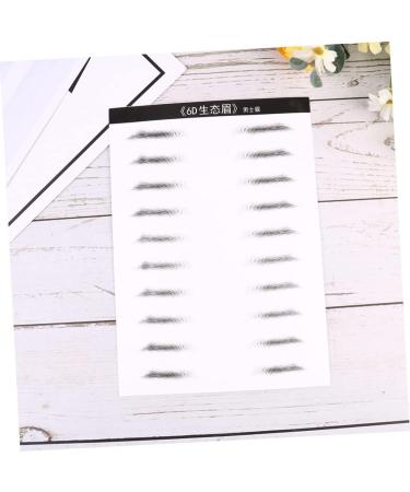 Mikinona Eyebrow Stickers 2 Pairs Makeup Stencil Waterproof Makeup Eyebrow Sticker Brow Tatoo Supplies 6d The Lazy Disposable - Buy Online on SooperMarket.com