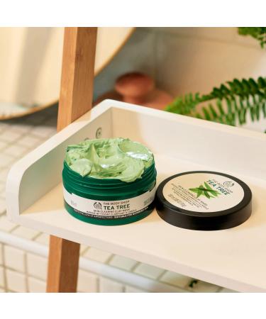 The Body Shop Tea Tree Skin Clearing Clay Mask - Purifying & Refreshing Vegan Formula - 3.85 oz - Buy Online on SooperMarket.com