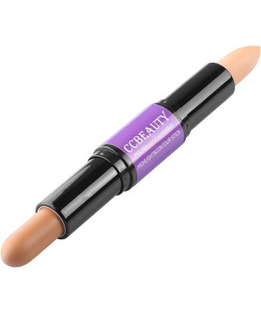 CCbeauty Cream Highlight and Contour Stick - Dual-Ended Contouring Highlighter Stick - Medium/Tan CC02 - 1 count - Buy Online on SooperMarket.com
