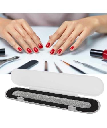 Nail File Nail Buffer Double Sided for Fingernails Toenails for Home DIY and Salon(Large Silver) - Buy Online on SooperMarket.com