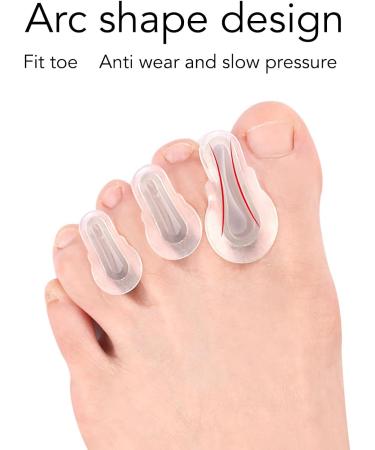 Hammer Toe Cushion Pad 3 Pairs - Medical Grade Silicone - Toe Corrector and Separator - Buy Online on SooperMarket.com