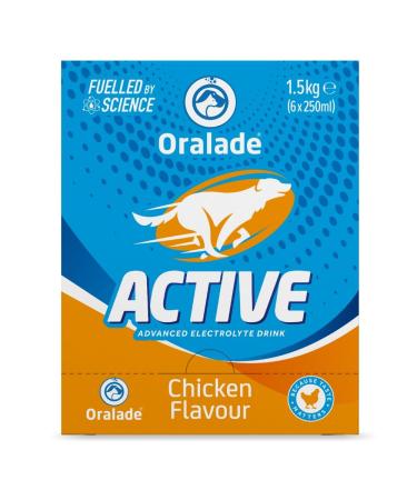 oralade Active Isotonic Hydration Fluid For Dogs Chicken Duck Or Vegetable 250ml (Chicken 6 Pack)