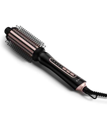 Thermal Brush for Big Bouncy Blowout - 1.5" Heated Round Brush with 5 Temps | Ceramic Curling Wand for Medium & Long Hair - Dual Voltage for Travel - Buy Online on SooperMarket.com