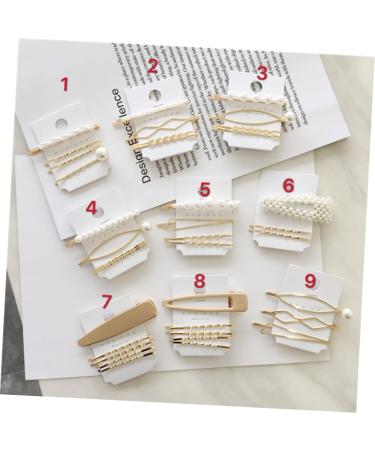minkissy Accessories pearl hair pin pearl hair clip pearl hair barrettes bridal hair clip handmade hair accessories bride bang clip Hair - Buy Online on SooperMarket.com