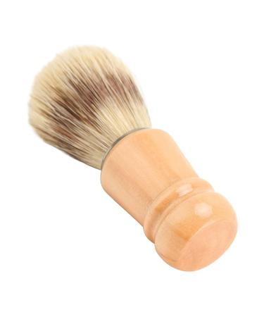 Beard Shaving Brush | Men's Wooden Handle Shaving Brush | Portable Hair Brush for Home & Salon | Lightweight Barber Brush - Buy Online on SooperMarket.com