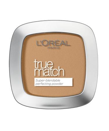 L'Or al Paris Powder Foundation Light Texture for a Flawless Finish True Match Pressed Powder Foundation 7W Cinnamon 7W - Cinnamon 9 g