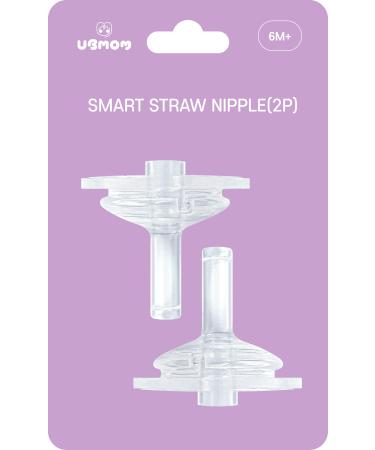 UBMOM Replacement Straw Nipple 2P