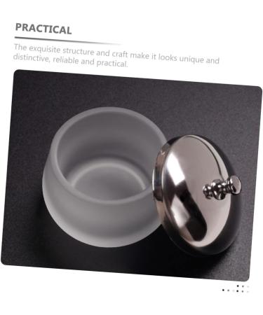 Healeved Nail Art Crystal Cup Decorative Monomer Dish Liquid Containers Manicure Tool Dappen Dish with Lid Nail Art Cleaning Tool Glass Cleaning Cup Stainless Steel Mixing Cup Carved - Buy Online on SooperMarket.com