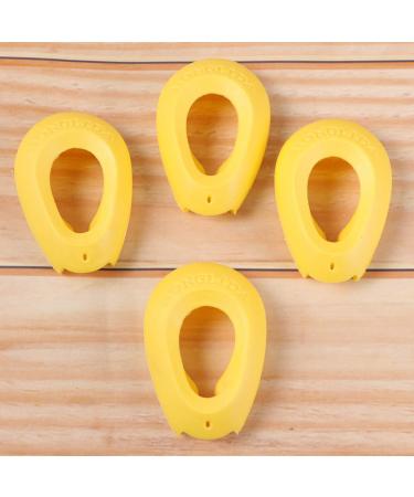 2 Pairs Silicone Hair Dye Ear Covers - Waterproof Earmuffs for Salon, Bathing, Shower & Spa - Random Color Yellow - Buy Online on SooperMarket.com