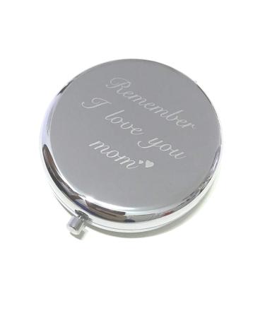 None/Brand Mom from Daughter Son - Remember I Love You Mom Wedding Anniversary Engraved Special Funny Mirror Presents