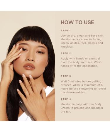 Nuda Self Tanning Lotion - Gradual Lightweight Tanner for Light to Medium Skin | Vegan Cruelty-Free & Infused with Sodium Hyaluronate & Vitamin C (200 mL - Buy Online on SooperMarket.com