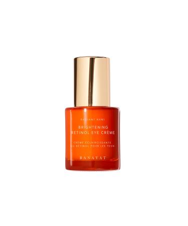 RANAVAT Brightening Retinol Eye Cream - Anti Aging Eye Cream and Dark Circle Corrector to Help Target Fine Lines - Enriched with Micro-Encapsulated Retinol Bakuchi Seed & Saffron (0.5 oz)