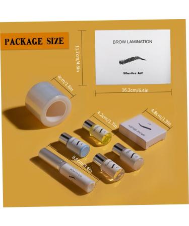 Beauty Brows Kit for 45-60 Days 3D Eyebrow Lamination Kit Professional Natural Trendy Long Lasting Perming Eyebrow Kit for Home Use Beauty tools - Buy Online on SooperMarket.com