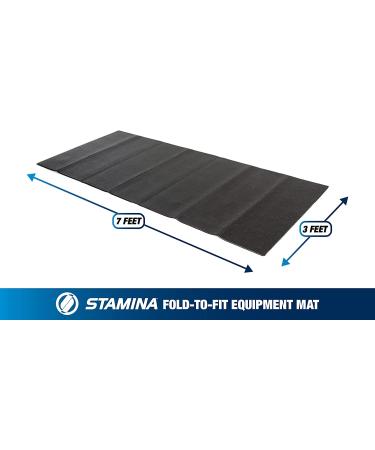 Stamina Fold-to-Fit 84 x 36 Folding Equipment Mat - Durable and Convenient - Buy Online on SooperMarket.com