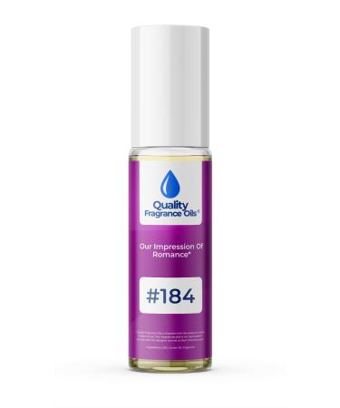 Quality Fragrance Oils' Impression #184 Inspired by Romance (10ml Roll On) Romance Impression #184 0.34 Fl Oz (Pack of 1)