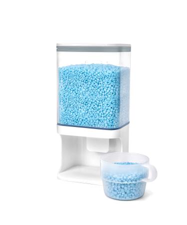 Conworld Scent Booster Beads Dispenser, Laundry Detergent Dispenser, Wall-Mounted for Laundry Beads, Laundry Room Organization, for Laundry Detergent Powder, Scent Booster, Laundry Beans 1000ML-White