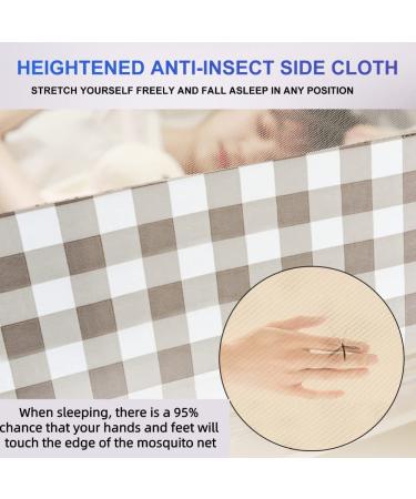 Pop Up Mosquito Net for Full to King Size Bed - Foldable, Portable, Large 72 x 78 x 59 inch - Ideal for Baby and Adults - Buy Online on SooperMarket.com