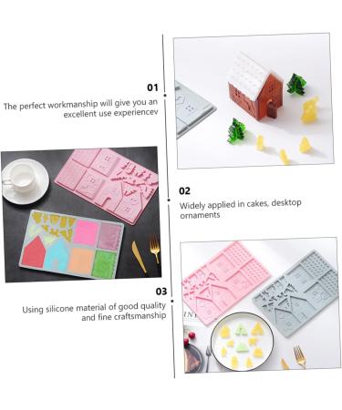 Cabilock 8 Pcs Cake Baking Tools Silicone Molds Polymer Clay Resin Mould DIY Material Paper Cup Chocolate - Buy Online on SooperMarket.com