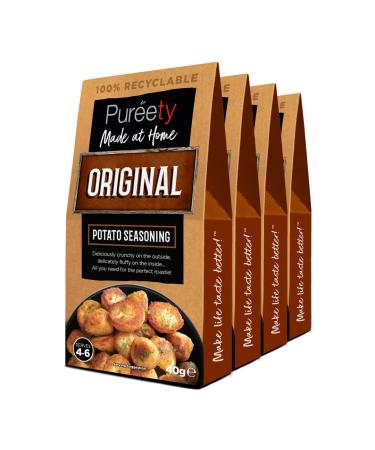 Pureety Gourmet Flavours Potato Seasonings (Original x 4 packs)