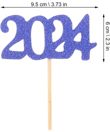 Alipis 12Pcs 2024 party supplies decorations top hat venue setting props cake Cake Picks Insert card paper Party Supplies Grad Party Cupcake Topper wood paper cup - Buy Online on SooperMarket.com