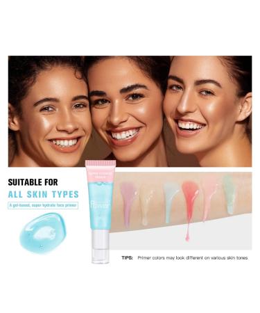 24ml Super Hydrate Primer with Hyaluronic Acid - Gel-Based Hydrating Face Primer for Smooth Skin & Long-Lasting Makeup - Moisturizing Foundation Primer for All Skin Types (Green - Buy Online on SooperMarket.com