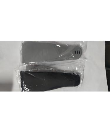 Portable Razor Case - Travel-Friendly Protective Cover | 2 PCs Silicone Razor Travel Case (Black & Gray) - Perfect for Safe Shaving on the Go - Buy Online on SooperMarket.com