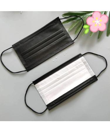 100 Pack Black Disposable Face Masks - Soft 3-Layer Earloop Mask - Individually Wrapped - Retail Packaging - Buy Online on SooperMarket.com