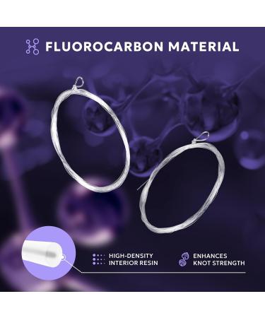 Buy SF 3 Pack Pre-Bound Loop-Fly Fishing Leaders - Conical Fluorocarbon 2.5m & 2.9m 7.5ft-0X - International Shipping Available - Buy Online on SooperMarket.com