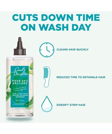 Carol's Daughter Wash Day Delight Sulfate Free Shampoo & Conditioner Gift Set - Curly, Natural, and Textured Hair Care with Aloe and Micellar Technology - Buy Online on SooperMarket.com