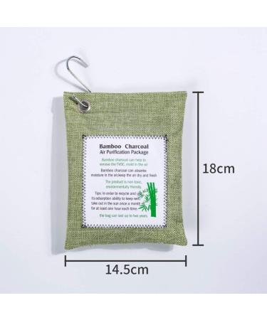 Buy Bamboo Coal Air Purification Bags - Activated Carbon Smell Absorbers & Moisture Removers (3 Pack 200g) for Home & Car | Eco-Friendly Fresheners - Buy Online on SooperMarket.com